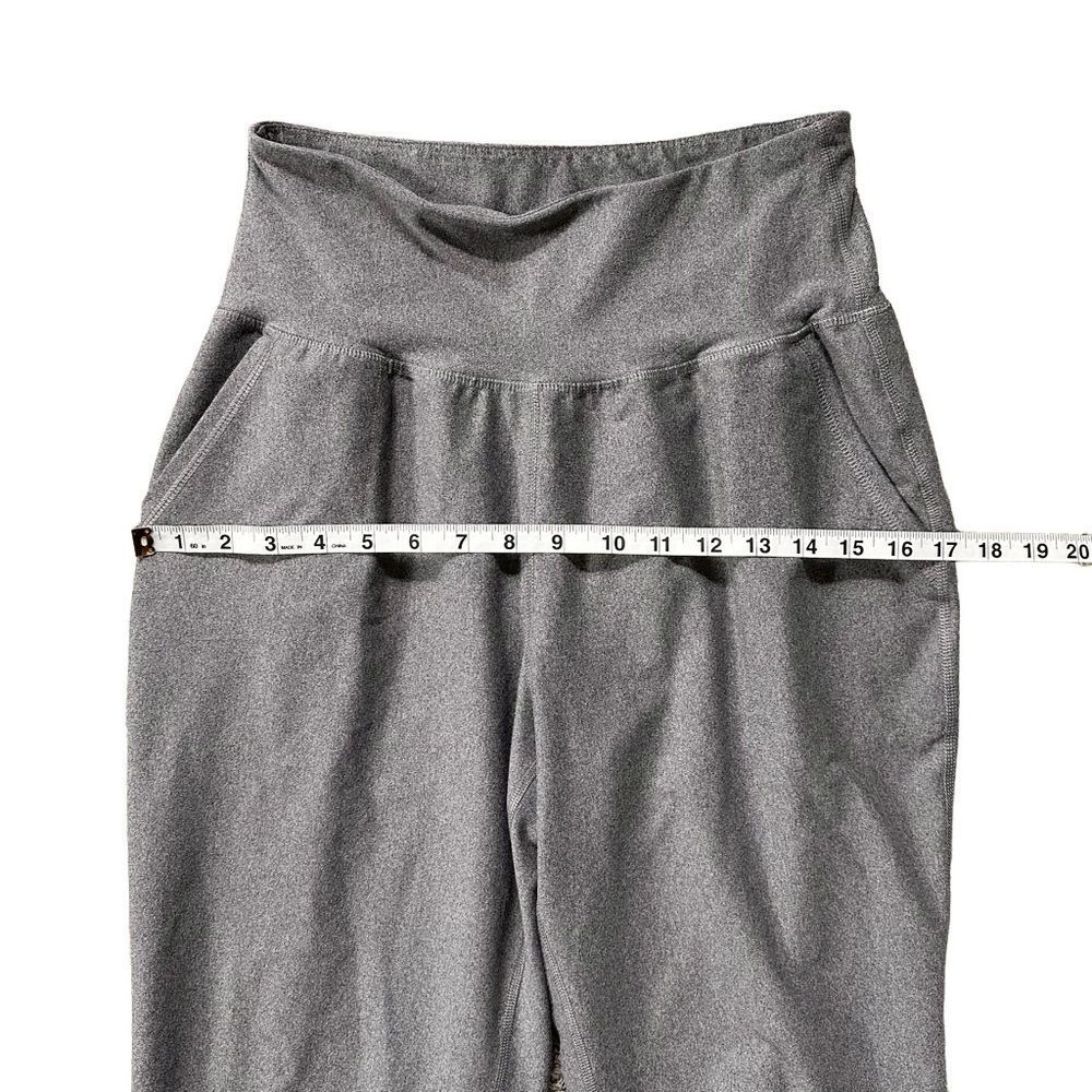 Old Navy Active Powersoft Go-Dry Heather Gray High Rise Legging Joggers Medium - Picture 8 of 11